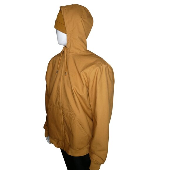 Timberland Men's Insulated Canvas Hooded Bomber Jacket Size XXL - Picture 6 of 14
